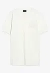 Moncler Logo Patch Short-sleeved T-shirt In White