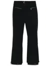 Moncler Logo-patch Ski Trousers In 黑色