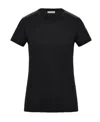 Moncler Crewneck Short-sleeve T-shirt In Black