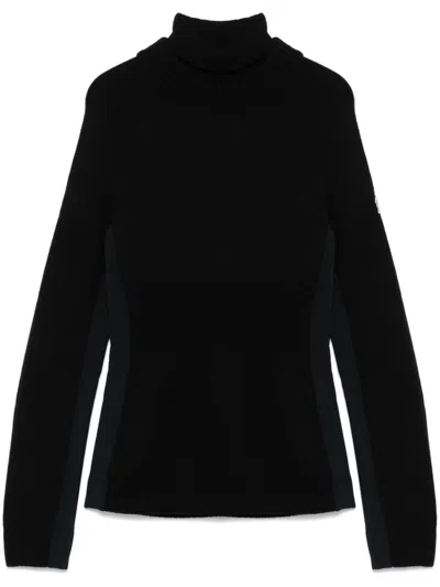 Moncler Logo-patch Sweater In Black