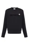 MONCLER MONCLER LOGO PATCH CREWNECK SWEATSHIRT