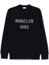 Moncler Logo-patch Sweatshirt In Blue