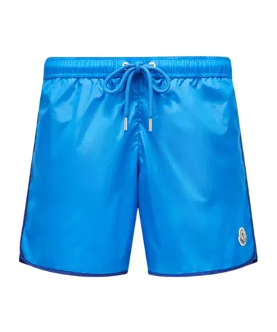 MONCLER LOGO PATCH SWIM SHORTS