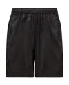 Moncler Logo-patch Swim Shorts In Black