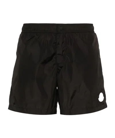 MONCLER LOGO-PATCH SWIM SHORTS