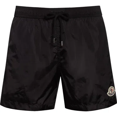 Moncler Logo Patch Swim Trunks