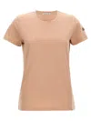 Moncler Cotton Jersey T-shirt With Felt Logo Patch