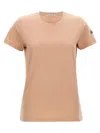 Moncler Cotton Jersey T-shirt With Felt Logo Patch