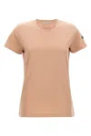 Moncler Cotton Jersey T-shirt With Felt Logo Patch
