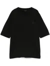 Moncler Logo-patch T-shirt In Black