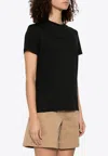 Moncler Crewneck Short-sleeve T-shirt In Black