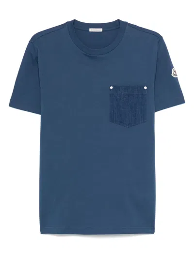 MONCLER LOGO-PATCH T-SHIRT