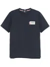 Moncler Short-sleeved T-shirt In Blue