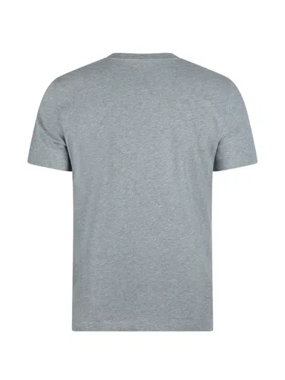 Moncler Logo-patch T-shirt In Gray