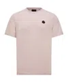 Moncler Logo-patch T-shirt In Nude