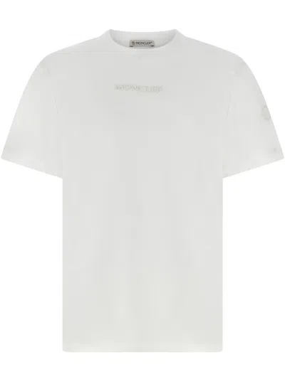 Moncler Logo-patch T-shirt In White