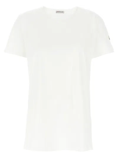 Moncler Logo Patch T-shirt In White