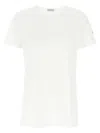 Moncler Logo Patch T-shirt In White