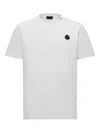 Moncler Men Logo T-shirt In Cotton. Chiedi A Chatgpt In White
