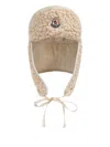 Moncler Logo-patch Tie-fastening Reversible Hat In Neutral