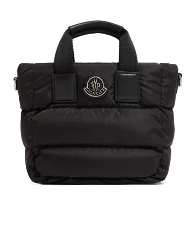 Moncler Logo-patch Tote Bag In Black