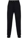 Moncler Tapered Cotton Track Pants In 蓝色