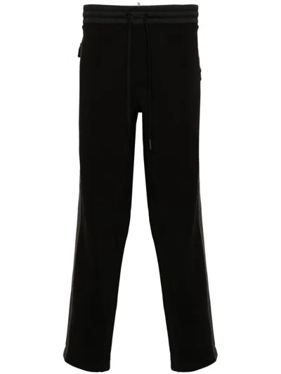 Moncler Logo-patch Track Pants In Black