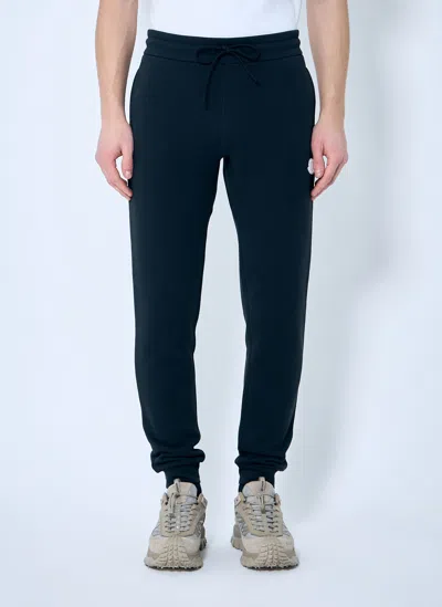 Moncler Logo Patch Track Pants In Black