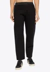 Moncler Logo Patch Track Pants In Black