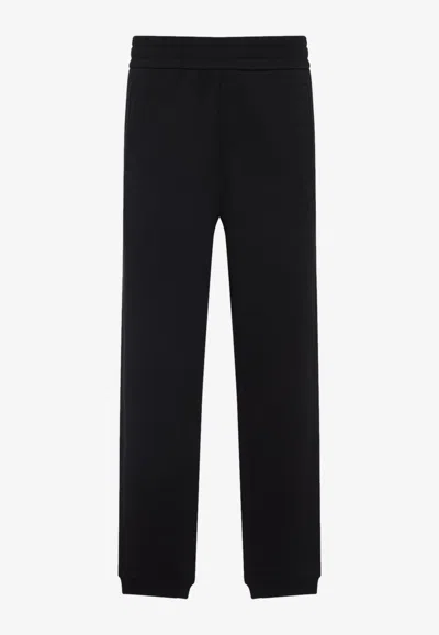 MONCLER LOGO-PATCH TRACK PANTS