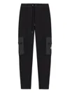 Moncler Jogginghose Aus Einem Baumwollgemisch In Black