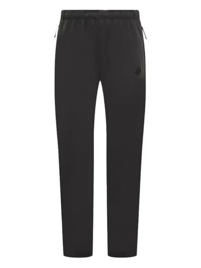 Moncler Logo-patch Track Pants In Black