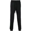 Moncler Rear Logo-patch Track Pants In Black
