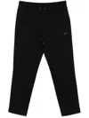 Moncler Logo-patch Track Pants In Black