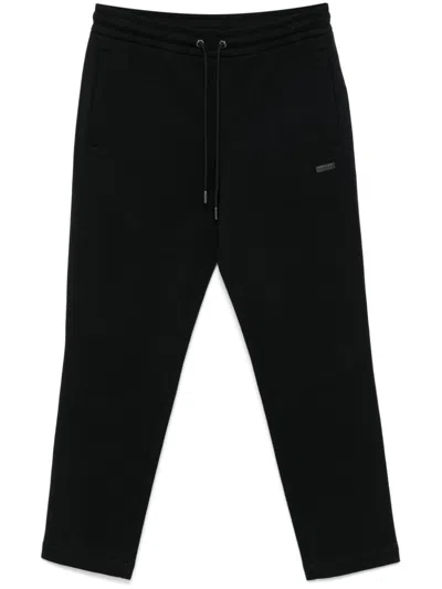 Moncler Logo-patch Track Pants In Black