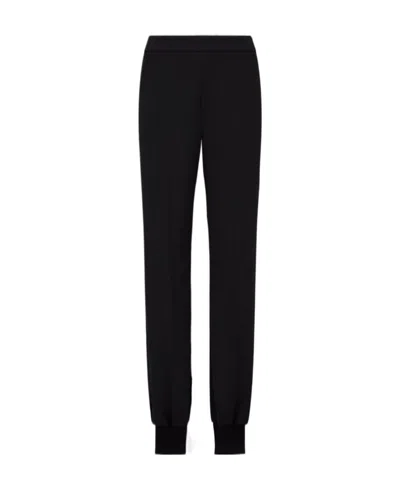 Moncler Logo-patch Track Pants In Black