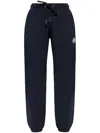 Moncler Logo-patch Track Pants In Blau