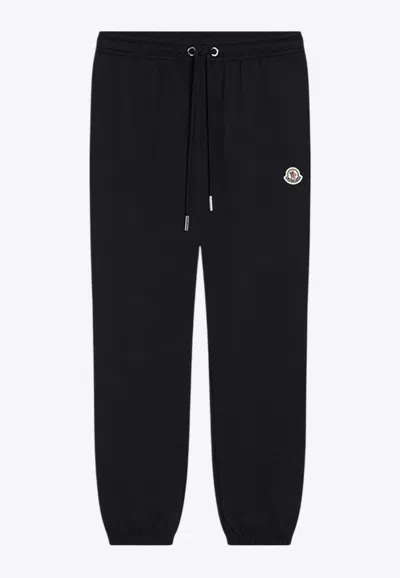 MONCLER LOGO PATCH TRACK PANTS