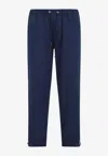 Moncler Men's Trousers In Blue