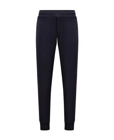 Moncler Logo-patch Track Pants In Blue
