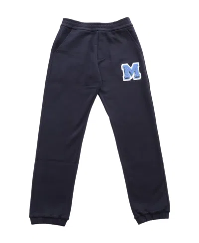 Moncler Logo-patch Track Pants In Blue