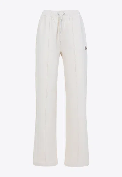 MONCLER LOGO PATCH TRACK PANTS