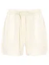 Moncler Logo-patch Track Shorts In White