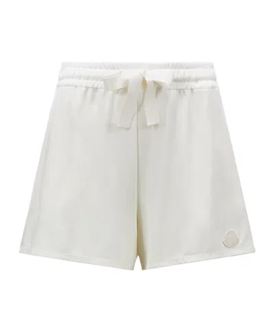 Moncler Logo-patch Track Shorts In White