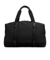 Moncler Panelled Canvas Holdall In Black