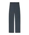 Moncler Logo-patch Trousers In Gray