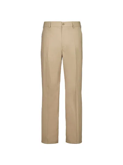 Moncler Logo-patch Trousers In Green