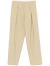Moncler Logo-patch Trousers In Neutrals