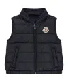 Moncler New Amaury Nylon Packable Down Vest In Black