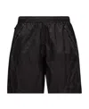 Moncler Logo Patch Wim Shorts In Black
